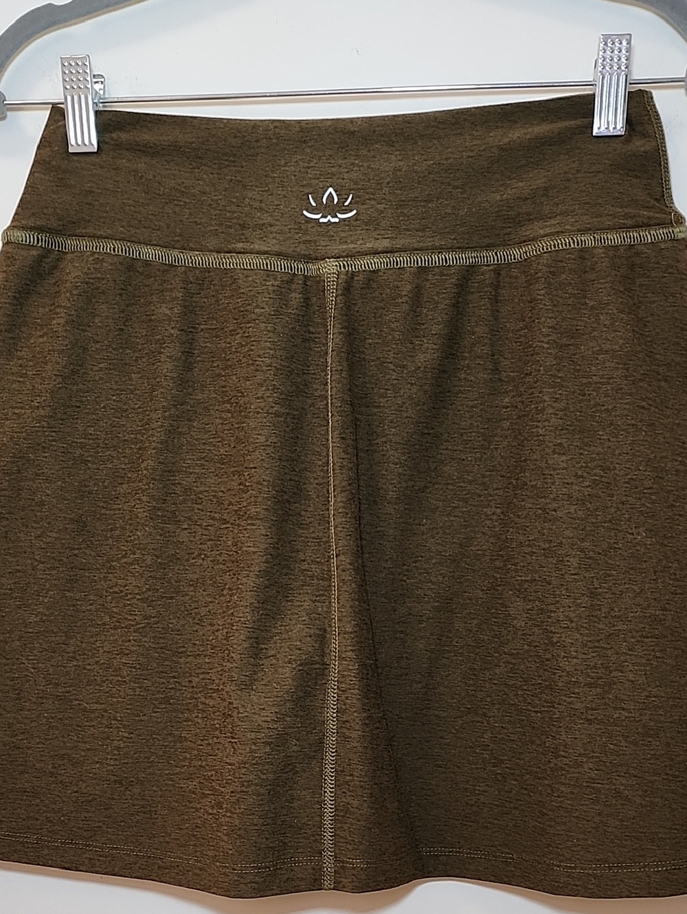 Beyond Yoga Spacedye Move It Skort Deep Olive Short Skirt Sporty Golf Sz Large - Picture 10 of 15